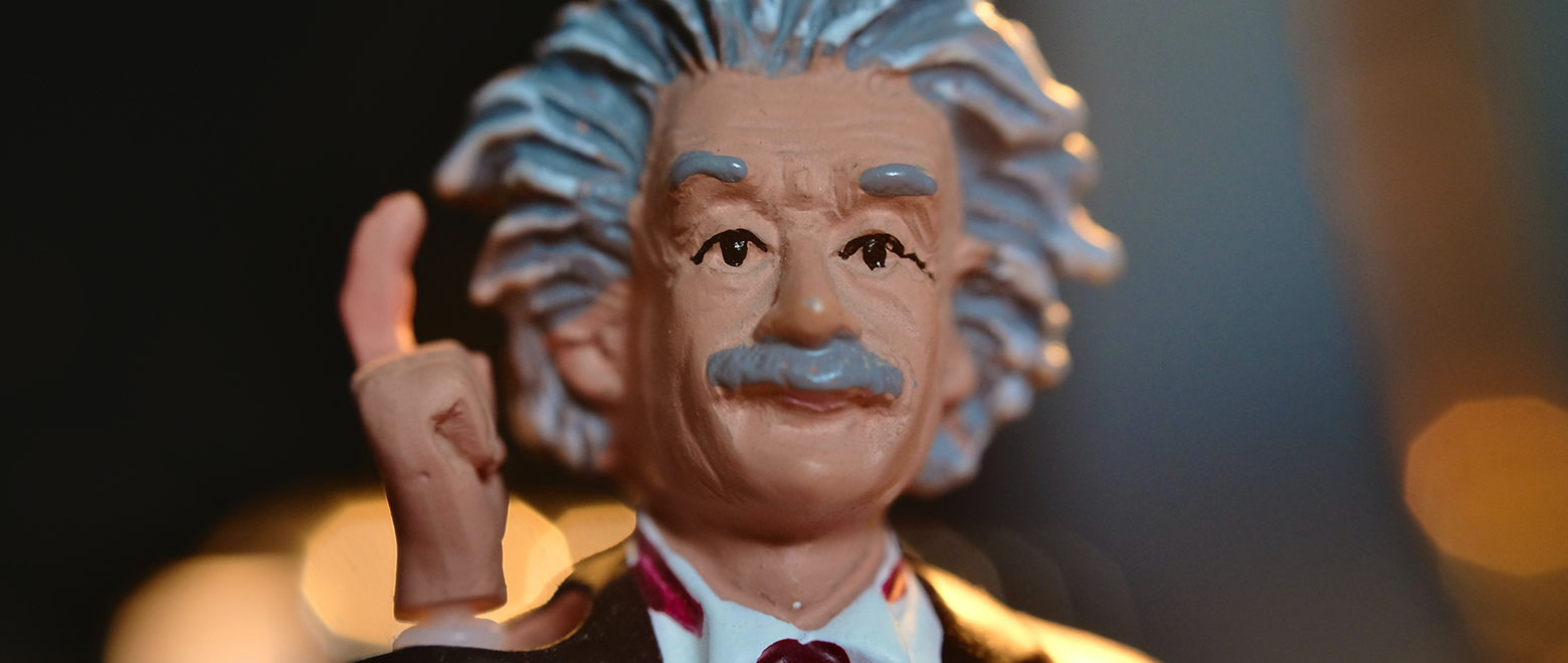 Boneco do Albert Einstein